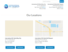 Tablet Screenshot of internationalrvworld.com